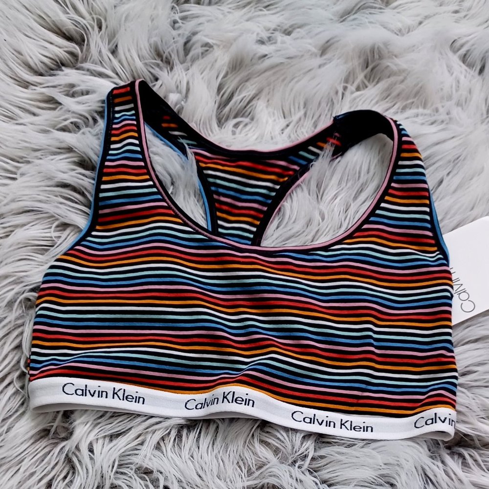 New Calvin Klein bra unlined bralette size M
